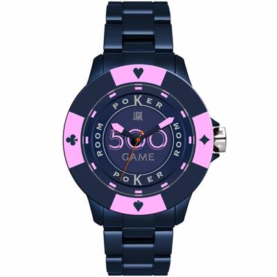 Horloge Uniseks Light Time POKER (Ø 41 mm)