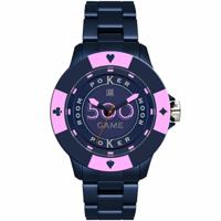 Horloge Uniseks Light Time POKER (Ø 41 mm) - thumbnail