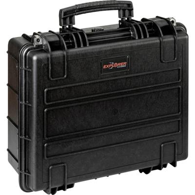 Explorer Cases 4419hl koffer zwart met plukschuim Explorer Cases 4419hl koffer zwart met plukschuim
