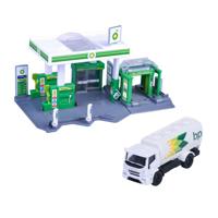 Majorette bp tankstation met voertuig - thumbnail
