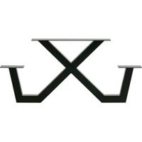 WOOOD Outdoor Tafelpoot 'Tablo' kleur Zwart - thumbnail