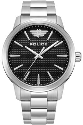 Police PEWJG0018402 Zwart Zilverkleurig Heren horloge