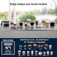 DeLonghi Dedica Style DINAMICA PLUS Combinatiekoffiemachine Volledig automatisch - thumbnail