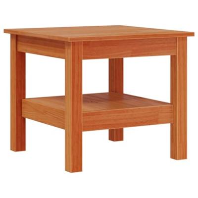 Salontafel 45x45x40 cm massief grenenhout wasbruin - thumbnail