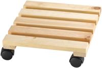 Plantentrolley economy vierkant licht gebeitst - thumbnail