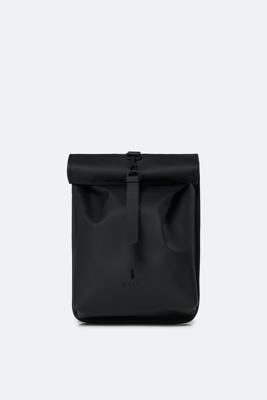 Rains Rolltop Mini black backpack Rains Rolltop Mini black backpack