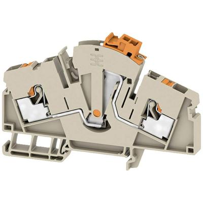 Weidmüller 2710070000 Testscheidingsserieklem Steekaansluiting Beige 50 stuk(s)