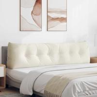 Rugkussen Crme 180 x 24 x 50 cm Fluweel - thumbnail