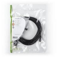 USB 2.0-Kabel | A Male - A Male | 3,0 m | Zwart - thumbnail