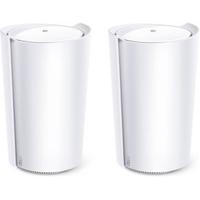 TP-Link Deco X95 Wi-Fi 6 Mesh WLAN-set (2 stuks), AX7800 Tri-Band Router & Repeater (bereik tot 570 m², WPA3, ideaal voor grote huizen, compatibel met Amazon Alexa, 2,5 Gbps LAN-poort) wit - thumbnail
