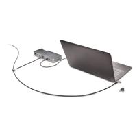 Kensington Laptopslot Sleutelslot Aansluiting voor twee laptops, Supersterke T-Bar sluitkop voor bescherming tegen 2430 mm Microsaver 2.0 Twin - thumbnail
