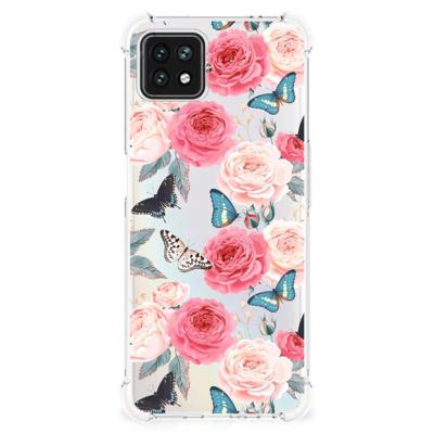 OPPO A53 5G | A73 5G Case Butterfly Roses OPPO A53 5G | A73 5G Case Butterfly Roses