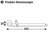 Connex Hendel (Met Oog) 260X20X5 Bvz - DYB2901441 - thumbnail
