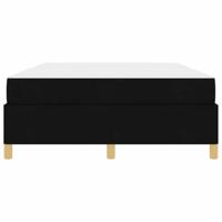 Boxspring bed Zwart en Wit en Zwart 140 x 200 cm Stof - thumbnail