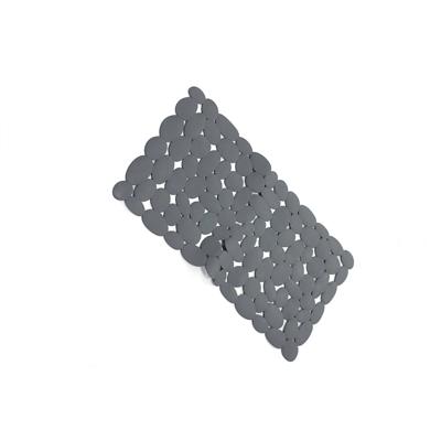 Wicotex badmat antislip- antraciet 75x36cm stones