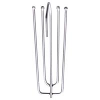 VidaXL Gordijn verduisterend met haken 290x245 cm fluweel zwart - thumbnail