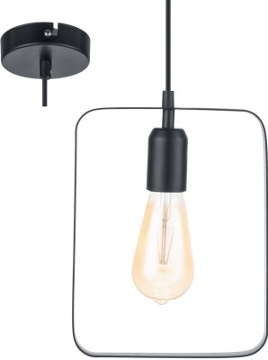 Eglo HanglampBedington Oval zwart - 49775