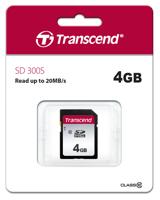 Transcend Premium 300S SDHC-kaart 4 GB Class 10, UHS-I, UHS-Class 1 - thumbnail