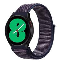 Sport Loop nylon bandje - Navy / donkerpaars gemêleerd - Garmin Vivoactive 6 / Vivoactive 5 / Vivoactive 3 - thumbnail