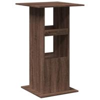Bartafel met opbergruimte 60x60x102 cm hout bruin eikenkleur - thumbnail