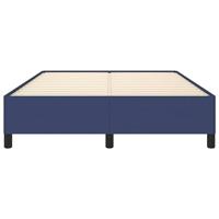 Bedframe zonder matras stof blauw 140x200 cm - thumbnail