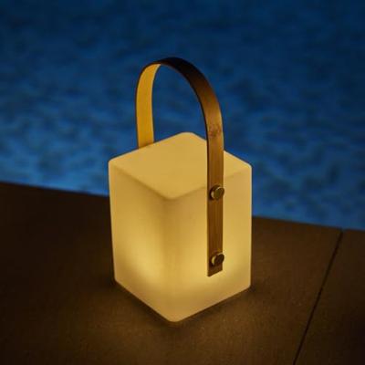 Bureaulamp Lumisky Tiky 10 x 10 x 25 cm Wit Bruin Bamboe Plastic