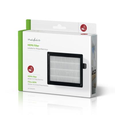 Nedis HEPA-Vervangingsfilter | Wit / Zwart | 1 stuks - VCFI250ELPH VCFI250ELPH