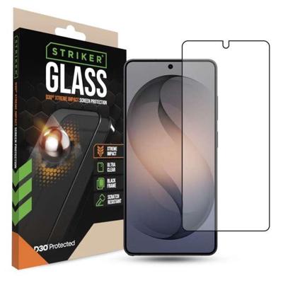 Striker D3O Xtreme Impact Glass Screen Protector - Black Frame - Samsung Galaxy S26 Ultra 5G