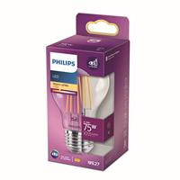 Philips Led Classic 75w E27 Ww A60 Cl Nd Srt4 Verlichting - thumbnail