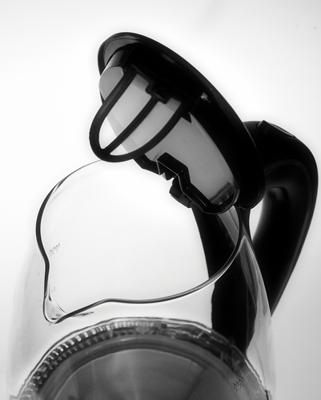 Adler AD 1225 waterkoker 1,7 l Zwart, Roestvrijstaal, Transparant 2200 W