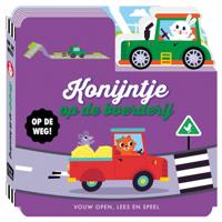 Op de weg - Konijntje op de boerderij (Hardback) - thumbnail