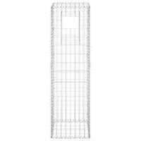 Schanskorf palen 2 st 40x40x140 cm ijzer - thumbnail