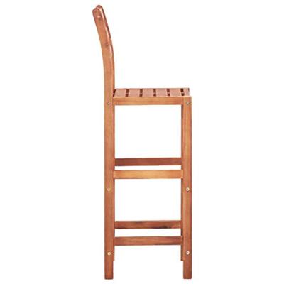 VidaXL Barstoelen 4 st massief acaciahout VidaXL Barstoelen 4 st massief acaciahout