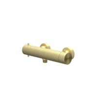 Douchethermostaatkraan IVY Concord Opbouw Cooltouch RVS316 Geborsteld Mat Goud PVD IVY - thumbnail