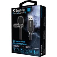 Sandberg Streamer USB Clip Microphone - thumbnail