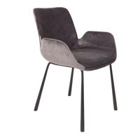 Zuiver Eetkamerstoel 'Brit' Velvet - thumbnail