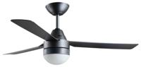 Beacon Zwarte ventilator met lampMegara Ø 122cm IP55 - 531017 - thumbnail