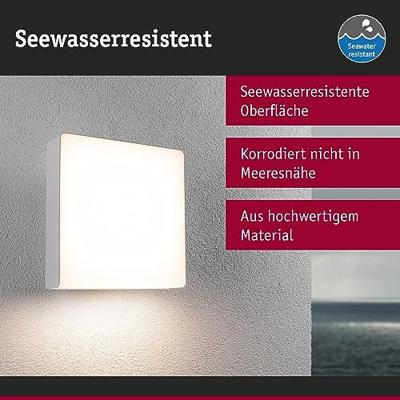 Paulmann Azalena LED-wandlamp met bewegingsmelder voor buiten 8.5 W RGBW