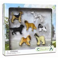 Collecta honden: speelset in giftverpakking 7 delig retriever - thumbnail