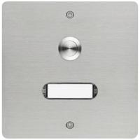 Grothe 55501 Belknop Met naambord RVS V2A - thumbnail