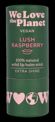 We Love The Planet Lippenbalsem - lush raspberry - vegan