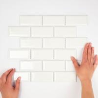 Mozaiektegel Paris 30x30 cm Porselein Glanzend Wit Jos. - thumbnail