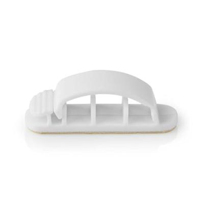 Kabelmanagement | Kabelclip | Vergrendeld | 3 Stuks | Polypropylene | Wit