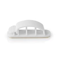 Kabelmanagement | Kabelclip | Vergrendeld | 3 Stuks | Polypropylene | Wit - thumbnail