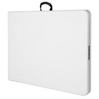 Buffettafel Tuintafel Wit Kunststof 220x70x72cm Opvouwbaar - thumbnail