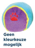 TRIXIE PLUCHE SPEELBAL ASSORTI 6X6X6 CM 24 ST - thumbnail