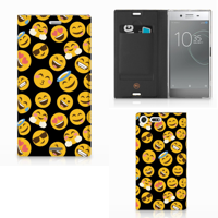 Sony Xperia XZ Premium Hoesje met Magneet Emoji - thumbnail