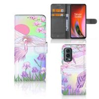 OnePlus Nord 2 5G | Telefoonhoesje | Met pasjeshouder | Bird - thumbnail