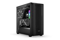 PC-behuizing - WEES STIL! - Shadow Base 800 - Zwart - Mid Tower - ATX/MicroATX - thumbnail