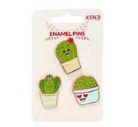 Kenji Driedelige set pins - Cactus - thumbnail